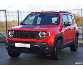 JEEP RENEGADE TRAIL HAWK 4XE HYBRIDE RECHARGEABLE 240 CV BVA6 / 30 000 KMS / 1ERE MAIN / GARANTIE JUSQU'EN 10/2027