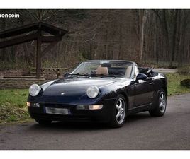 PORSCHE 968 CABRIOLET BLEU NUIT MÉTAL