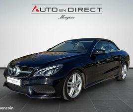 MERCEDES CLASSE E CABRIOLET E 350 BLUETEC - BVA 9G-TRONIC CABRIOLET - BM 207 FASCINATION - BVA PHASE 2