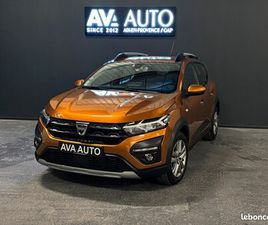 DACIA SANDERO STEPWAY CONFORT 1.0 ECO-G TCE 100 CH 2021 1ERE MAIN CAMERA CARPLAY GARANTIE 12 MOIS