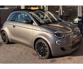 FIAT 500E CABRIOLET ELECTRIC FINITION LA PRIMA - 118CH 58PPM 42KWH GRANDE AUTONOMIE-320KMH BVA 1ÈRE MAIN