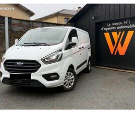 FORD TRANSIT CUSTOM FOURGON 270 2.0 TDCI 170 CH DOUBLE PORTE LATERALE L1H1 CARPLAY / CAMERA / ATTELAGE