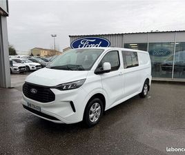FORD TRANSIT CUSTOM FOURGON II CABINE APPROFONDIE CA 320 L2H1 2.0 ECOBLUE 136 CH LIMITED