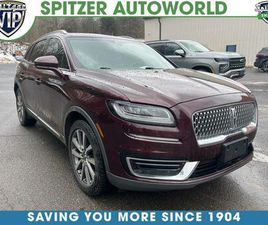 LINCOLN NAUTILUS USED 2019 LINCOLN NAUTILUS SELECT