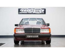 MERCEDES 190 1993 MERCEDES-BENZ W201 190E ALMANDINE RED MET '36092MLS' A VENDRE