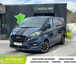 FORD TRANSIT CUSTOM FORD TRANSIT CUSTOM 2.0 ECOBLUE 170 L1H1 SPORT BVA 5 PLACES / GARANTIE 2028 / ATTELAGE / CAMÉRA