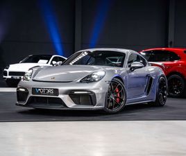 PORSCHE 718 CAYMAN GT4 4.0 PDK - GT SILVER - VAT - SPORTCHRONO