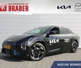 KIA EV4 FASTBACK GT-PLUSLINE 81.4 KWH | SCHUIFDAK | STUUR-/STOELVERWARMING + VENTILATIE | CAMERA RONDOM | ELEK. STOELVERSTELLING | LEER | HUD | LED | 19