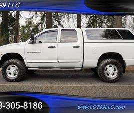 2004 RAM 3500 LARAMIE 5.9L CUMMINS 111K LEATHER CANOPY NO RUST