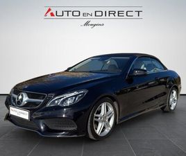 MERCEDES CLASSE E CABRIOLET 350 BLUETEC - BVA 9G-TRONIC - BM 207 FASCINATION - PHASE 2
