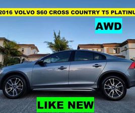 2016 VOLVO S60 CROSS COUNTRY T5 PLATINUM AWD CLEAN TITLE LIKE NEW