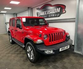 2019 JEEP WRANGLER 2.2 MULTIJET SAHARA 4DR AUTO8 CONVERTIBLE DIESEL AUTOMATIC