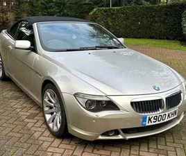 2007 BMW 6 SERIES 3.0 630I SPORT CONVERTIBLE AUTO