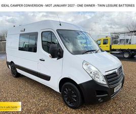 2018 VAUXHALL MOVANO 2.3 CDTI H2 VAN 130PS PANEL VAN DIESEL MANUAL