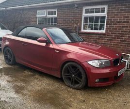 BMW SERIE 1 CABRIO 120 BMW, 1 SERIES, CONVERTIBLE, 2008, SEMI-AUTO, 1995 (CC), 2 DOORS