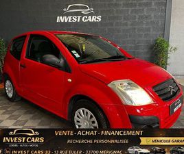 CITROEN C2 (PH2) 1.1I 61CH FURIO BVM5 3P - 3ÈME MAIN - GARANTIE 6 MOIS MINIMUM