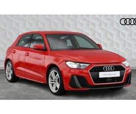 AUDI A1 30 TFSI 2022 AUDI A1 30 TFSI 110 S LINE 5DR S TRONIC HATCHBACK PETROL AUTOMATIC