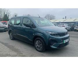 PEUGEOT RIFTER E-RIFTER 52KWH ALLURE LONG MPV AUTO 5DR (7.4KW CHARGER)