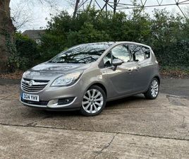 2014 VAUXHALL MERIVA 1.4 PETROL MPV ULEZ EXEMPT