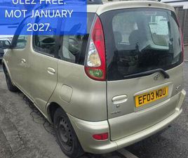 TOYOTA YARIS VERSO,T3.AUTOMATIC,1.3 ENGINE.MOT 2027.