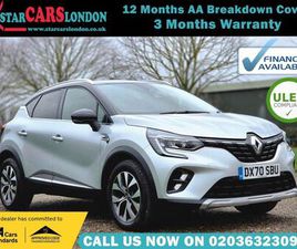 2020 RENAULT CAPTUR 1.3 TCE S EDITION EDC EURO 6 (START/STOP) 5DR HATCHBACK PETROL AUTOMATIC