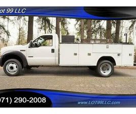 FORD F 550 2006 FORD F-550 DIESEL 82K POWER STROKE SERVICE BED NEWER TIRES 1 OWNE