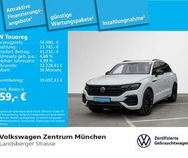 TOUAREG 3.0 TDI 4MOT R-LINE BLACKSTYLE LEDER LUFTFW AHK NAVI IQ.LIGHT PANO 360° MASSAGE ACC 21