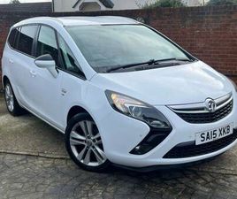 VAUXHALL ZAFIRA 2015 VAUXHALL ZAFIRA 1.6 CDTI ECOFLEX SRI 5DR MPV DIESEL MANUAL