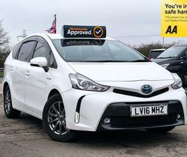 TOYOTA PRIUS 2016 TOYOTA PRIUS 1.8 HYBRID 5DR 7 SEATS ULEZ COMPLIANT MPV PETROL/ELECTRIC HYBRID AUTOMATIC