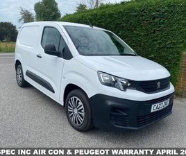 2023 PEUGEOT PARTNER 1.5 BLUEHDI 1000 PROFESSIONAL PREMIUM (100PS)(EU6D) S&S +