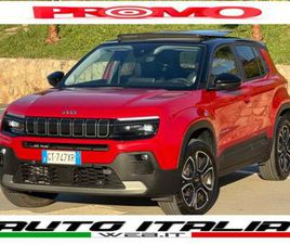 JEEP WILLYS AVENGER 100CV SUMMIT+TETTO APRIBILE+18'+RCAM+LED+PELLE