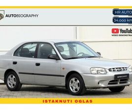 HYUNDAI ACCENT HYUNDAI ACCENT 1,3 | PRIJEĐENI KILOMETRI : 34.OOO KM