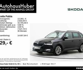 SKODA FABIA COMBI SKODA FABIA COMBI 1.0 TSI CLEVER PDC CARPLAY ALU SHZ