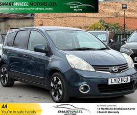 NISSAN NOTE 2012 (12) 1.6 NTEC+ 5DR AUTO