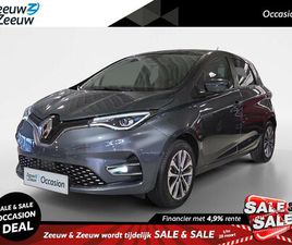 RENAULT ZOE R135 INTENS 52 KWH (EX ACCU) * 1E EIGENAAR * DEALER ONDERHOUDEN * CARPLAY * STOELVERWARMING * CAMERA * CRUISE CONTROL * 12 MAANDEN BOVAG GARANTIE *