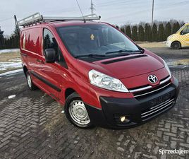 TOYOTA PROACE 1,6E-HDI 3 OSOBY.KLIMATYZACJA.TEMPOMAT.HAK.KREDYT.OKAZJA KUTNO - SPRZEDAJEMY.PL