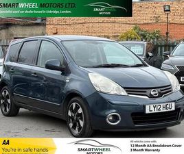 NISSAN NOTE 1.6 16V N-TEC+ AUTO EURO 5 5DR