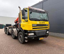 DAF CF DAF CF 85 8X4 KRAANAUTO PK20002 + HAAKARM 20 TON — VRACHTWAGENS — MARKTPLAATS