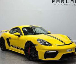 PORSCHE 718 CAYMAN GT4 2023 PORSCHE CAYMAN 718 4.0 CAYMAN GT4 PDK