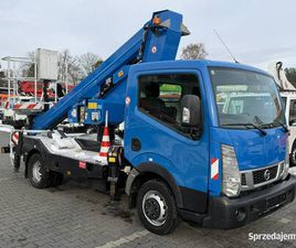 NISSAN CABSTAR PODNOŚNIK KOSZOWY 17M PALFINGER P170 TXE ZWYŻKA UDT WUMAG G… WIDEŁKI - SPRZEDAJEMY.PL
