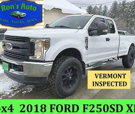 2018 FORD F250SD XL VT INSPECTED*VERMONT*RON’S AUTO VT