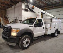 35’ BUCKET TRUCK 2012 FORD F-450 VERSALIFT BOOM LIFT V10 GAS ENGINE