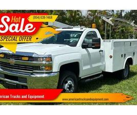 2015 CHEVROLET SILVERADO 3500HD 6.6L DURAMAX TURBO DIESEL UTILITY LIFT