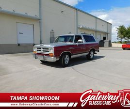 DODGE RAMCHARGER 1988 DODGE RAMCHARGER
