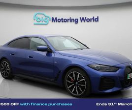 BMW I4 40 83.9KWH M SPORT GRAN COUPE 5DR ELECTRIC AUTO EDRIVE (340 PS) £500 TOWARDS YOUR FINANCE DEPO HATCHBACK 2023, 27765 MILES, £30100 - 33182330 - EXCHANGEA