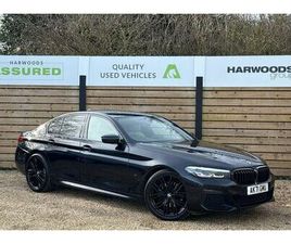 BMW SERIE 5 520 2021 BMW 5 SERIES 2.0TD 520D M SPORT (MHT) SALOON 4D