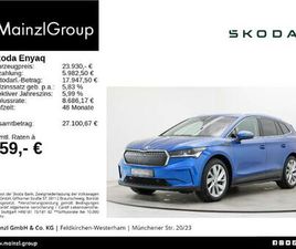 SKODA ENYAQ 80 AHK ACC MATRIX WÄPU 4XSHZ CARPLAY KAM.