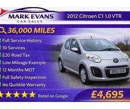 CITROEN C1 2012 (62) 1.0I VTR 5DR