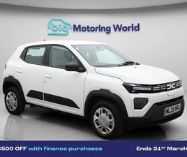 DACIA SPRING 45 26.8KWH EXPRESSION HATCHBACK 5DR ELECTRIC AUTO (45 PS) £500 TOWARDS YOUR FINANCE DEPO HATCHBACK 2025, 6384 MILES, £9500 - 33186353 - EXCHANGEAND