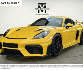 PORSCHE 718 CAYMAN GT4 PORSCHE 718 CAYMAN GT4 4.0I 500 CH PDK RS